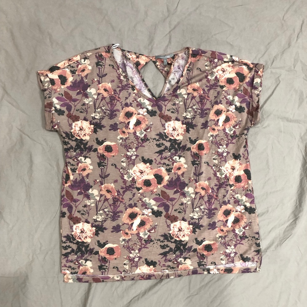 Lemon Tart. Floral Blouse. Women’s XL.